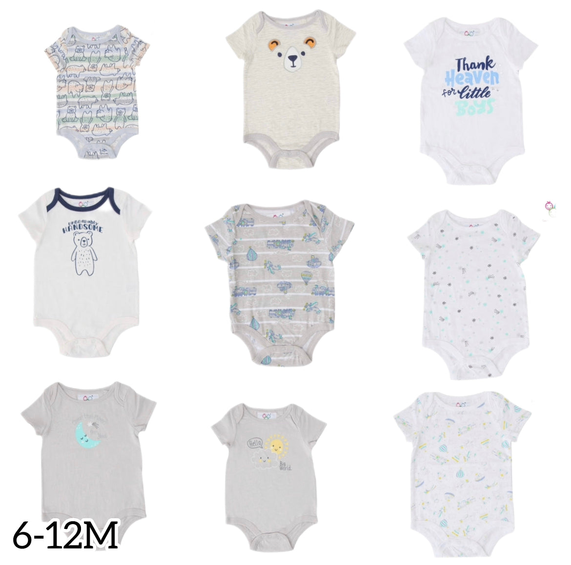 Bodysuit - 9 Pack - Knit